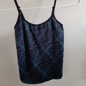 Tart Black and Blue Tank Size M Fitted